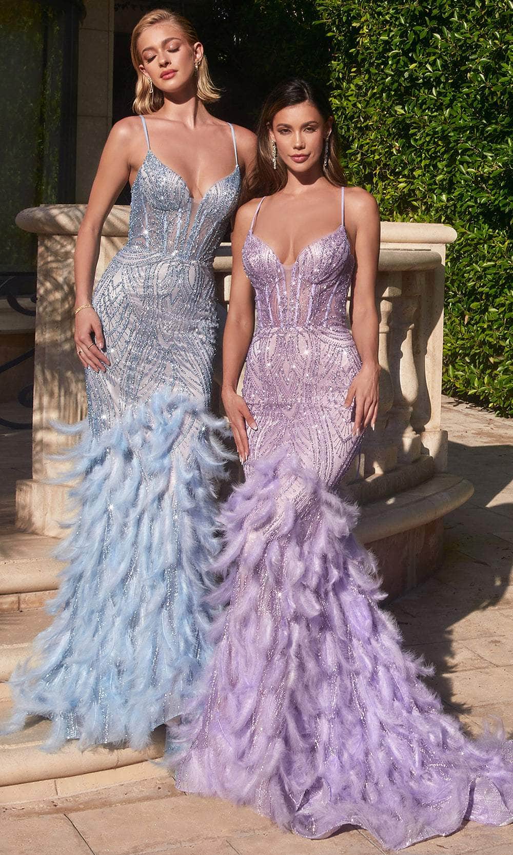 cinderella divine purple dress Cinderella Divine CD0186 - Long Sheath Dress
