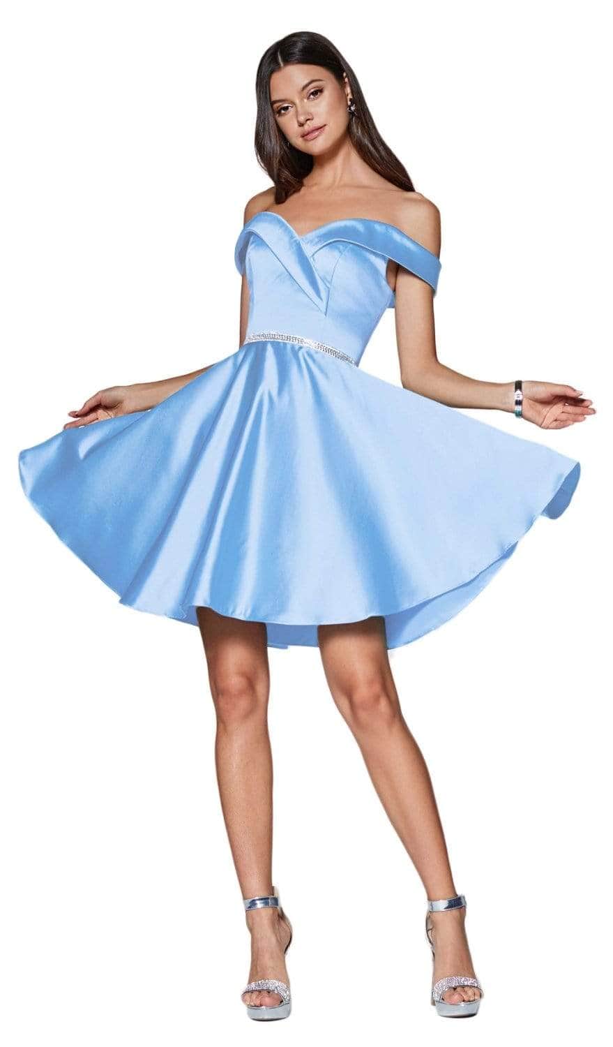 Ladivine CD0140 Homecoming Dresses XXS / Blue