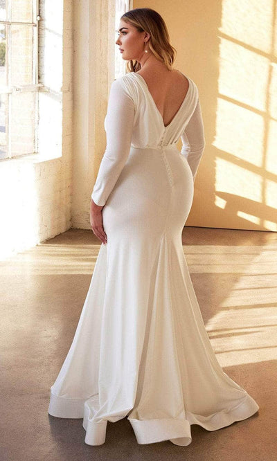 Cinderella Divine CD0169 - Long Sleeve Bridal Gown Wedding Dresses