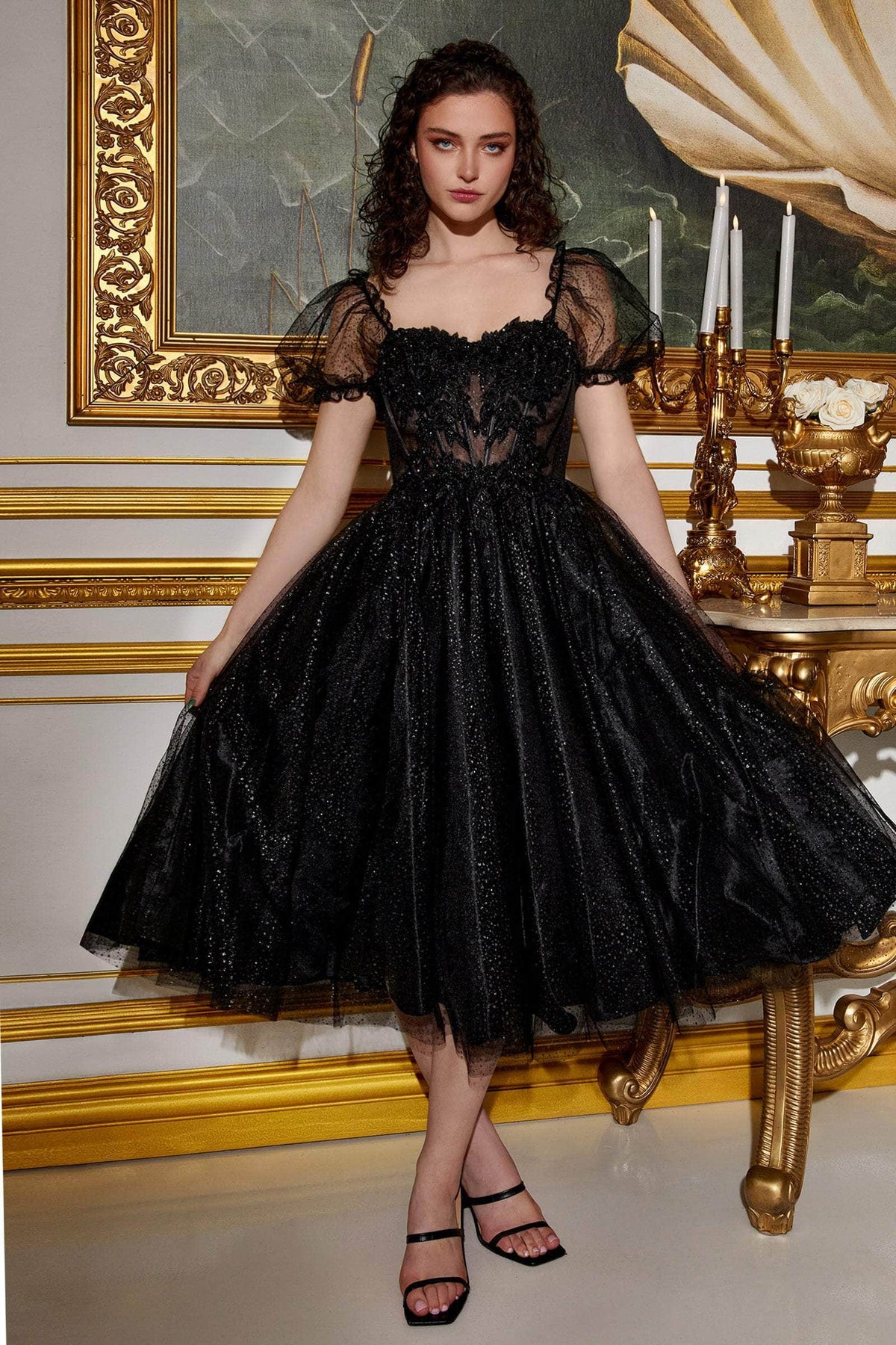 Corset Cocktail Gown