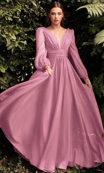 Ladivine CD0192 Mother of the Bride Dresses S / Blossom Pink