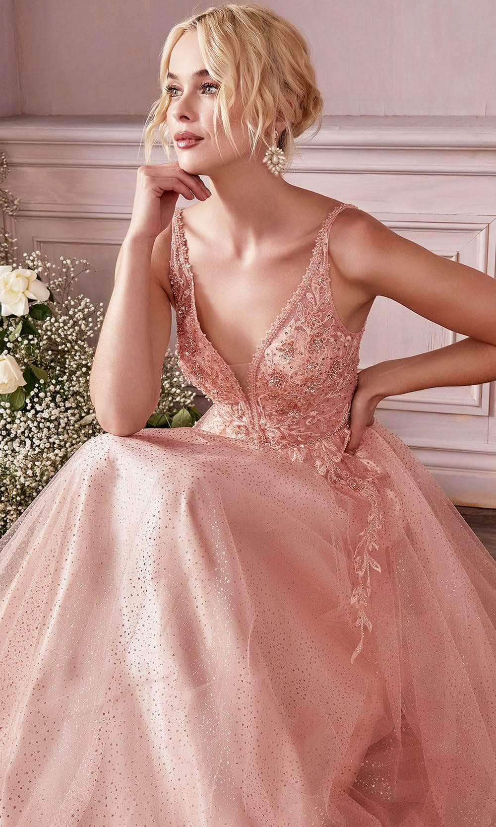 xxs prom dresses Jessica Angel JA2726 Deep V-Neck Sleeveless Fitted Foil Jersey Dress Be captured with the alluring flair bestowed by this Ladivine masterpiece. LaDivine CD0203 Sequin Prom Dress