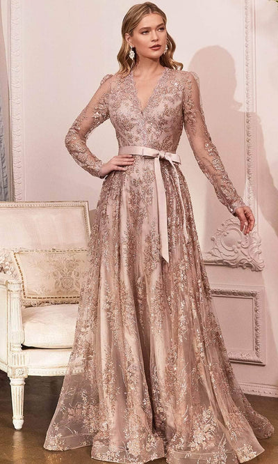 Ladivine CD233 Evening Dresses 2 / Rose Gold