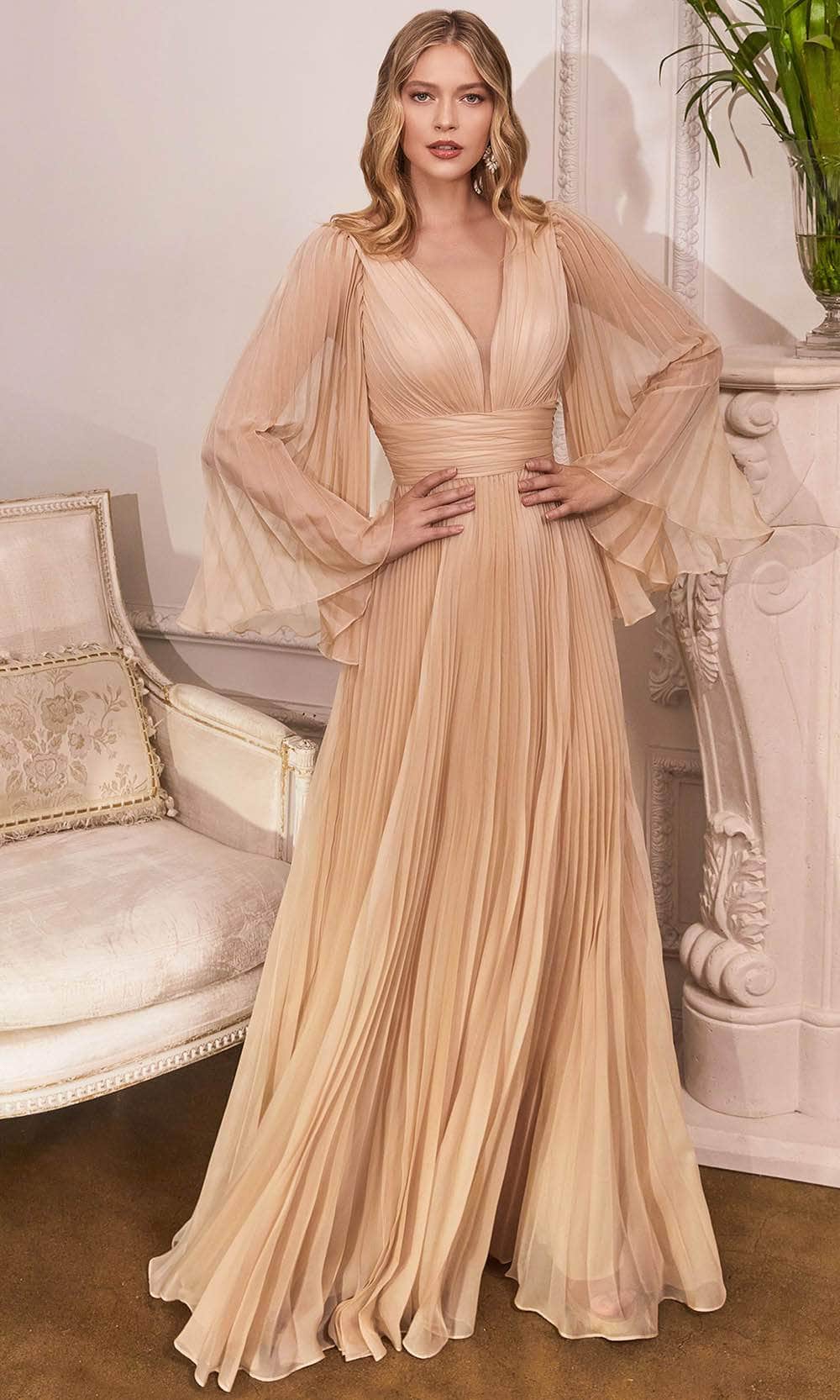 Ladivine CD242 Mother of the Bride Dresses 2 / Champagne