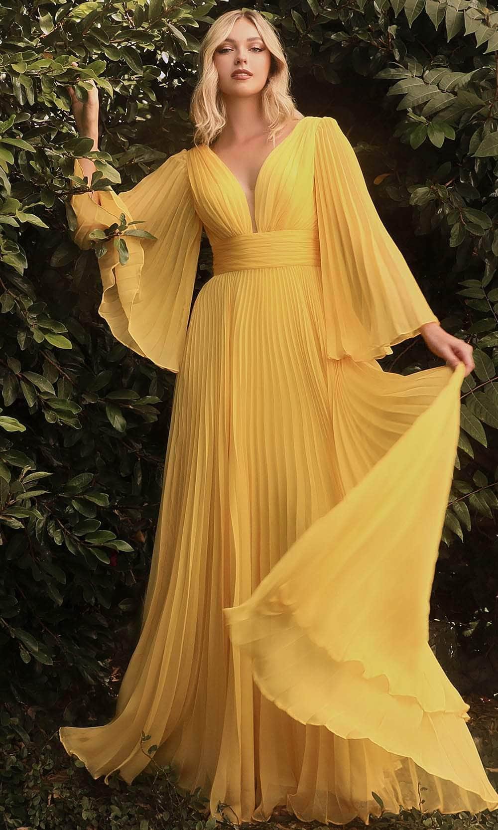 Ladivine CD242 Mother of the Bride Dresses 2 / Yellow
