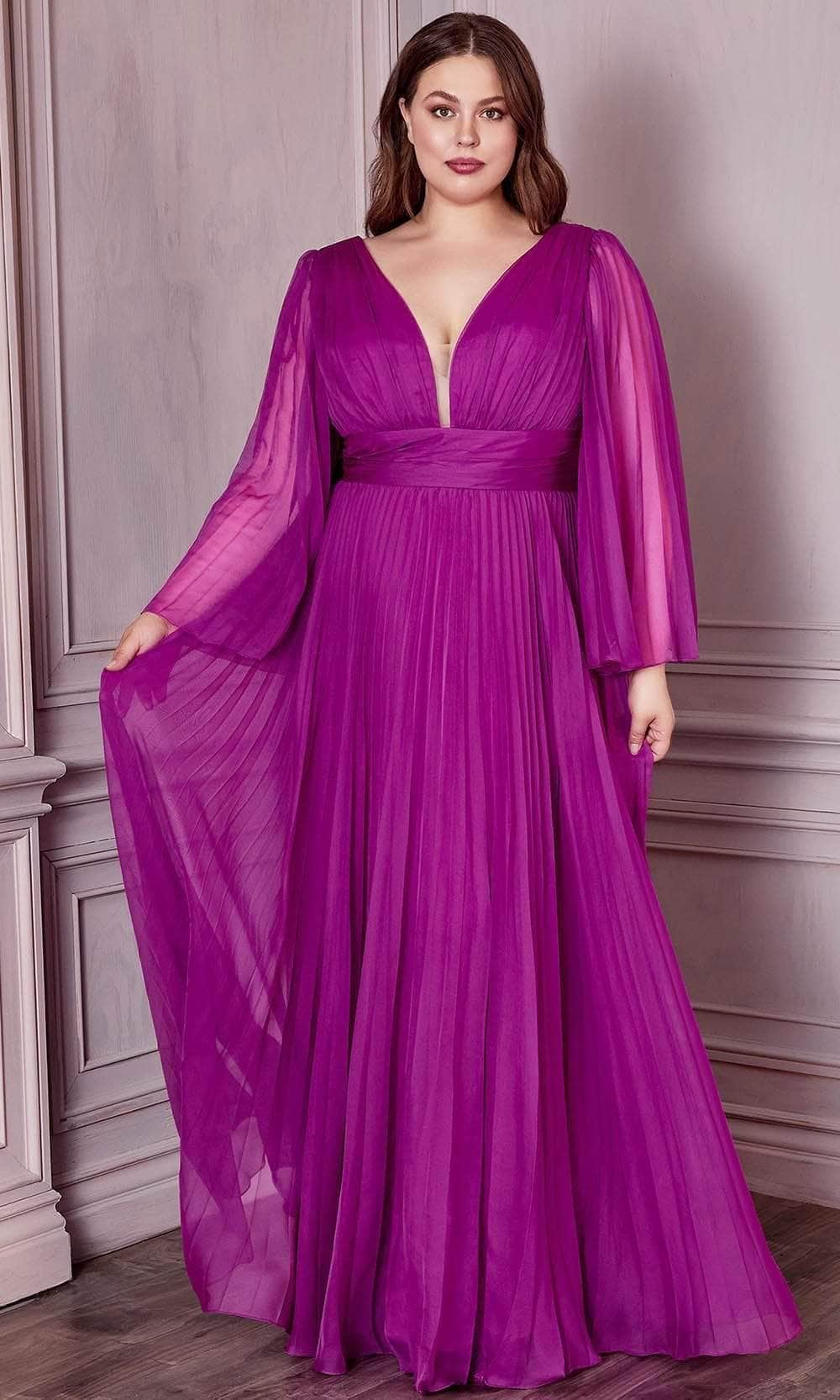 Ladivine CD242C Evening Dresses 18 / Orchid