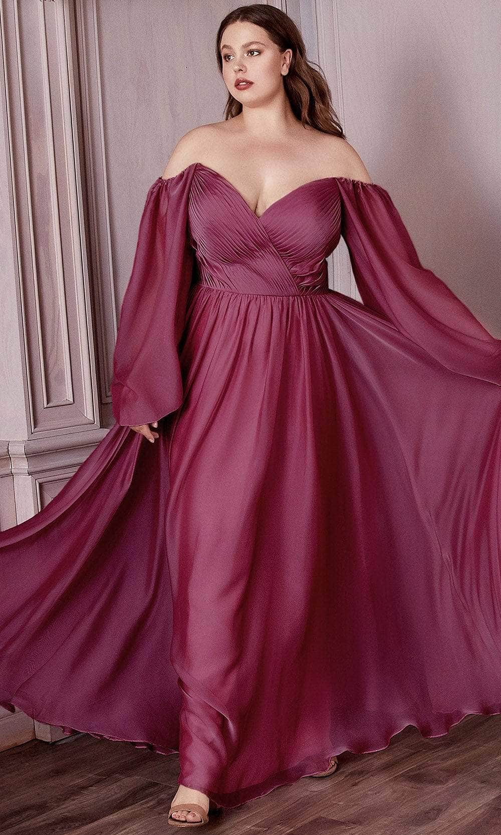 Ladivine CD243C Evening Dresses 18 / Rouge