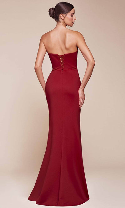 Ladivine CD355 - Strapless Scoop Neckline Prom Dress Prom Dresses