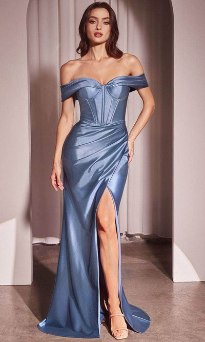 Ladivine CD370 - Corset Detail Long Gown