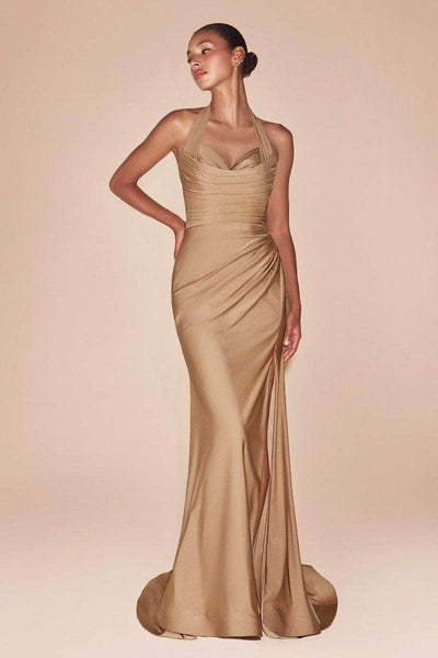 Ladivine CD796 - Sweetheart Side Slit Prom Dress Prom Dresses