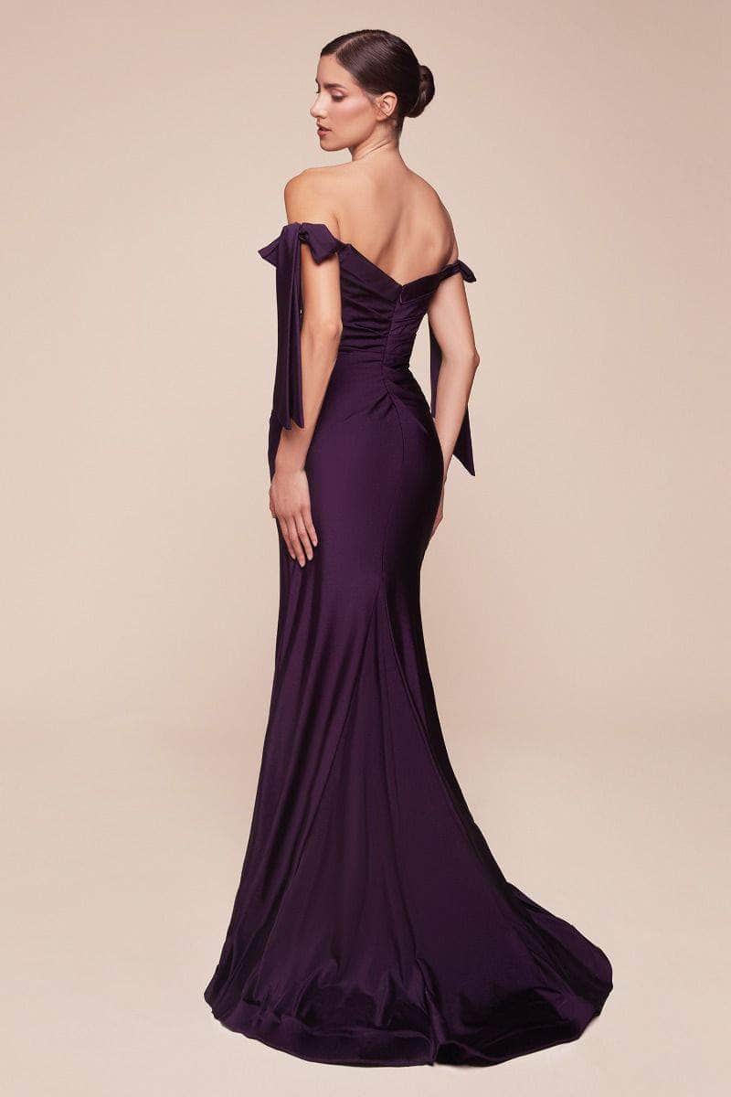 Ladivine CD943 - High Slit  Bridesmaid Dress
