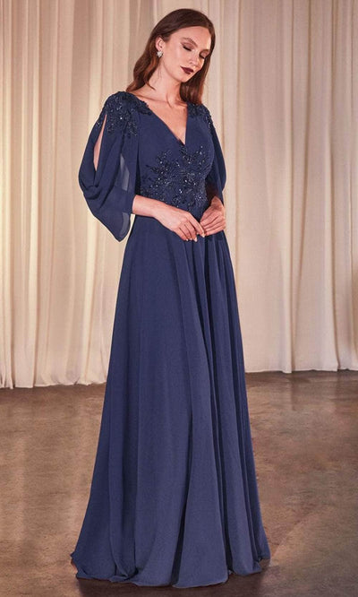 Ladivine CDS508 - Sheer A-Line Evening Gown