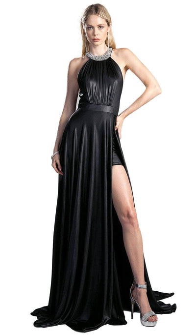 Ladivine CE0008 Special Occasion Dress 2 / Black