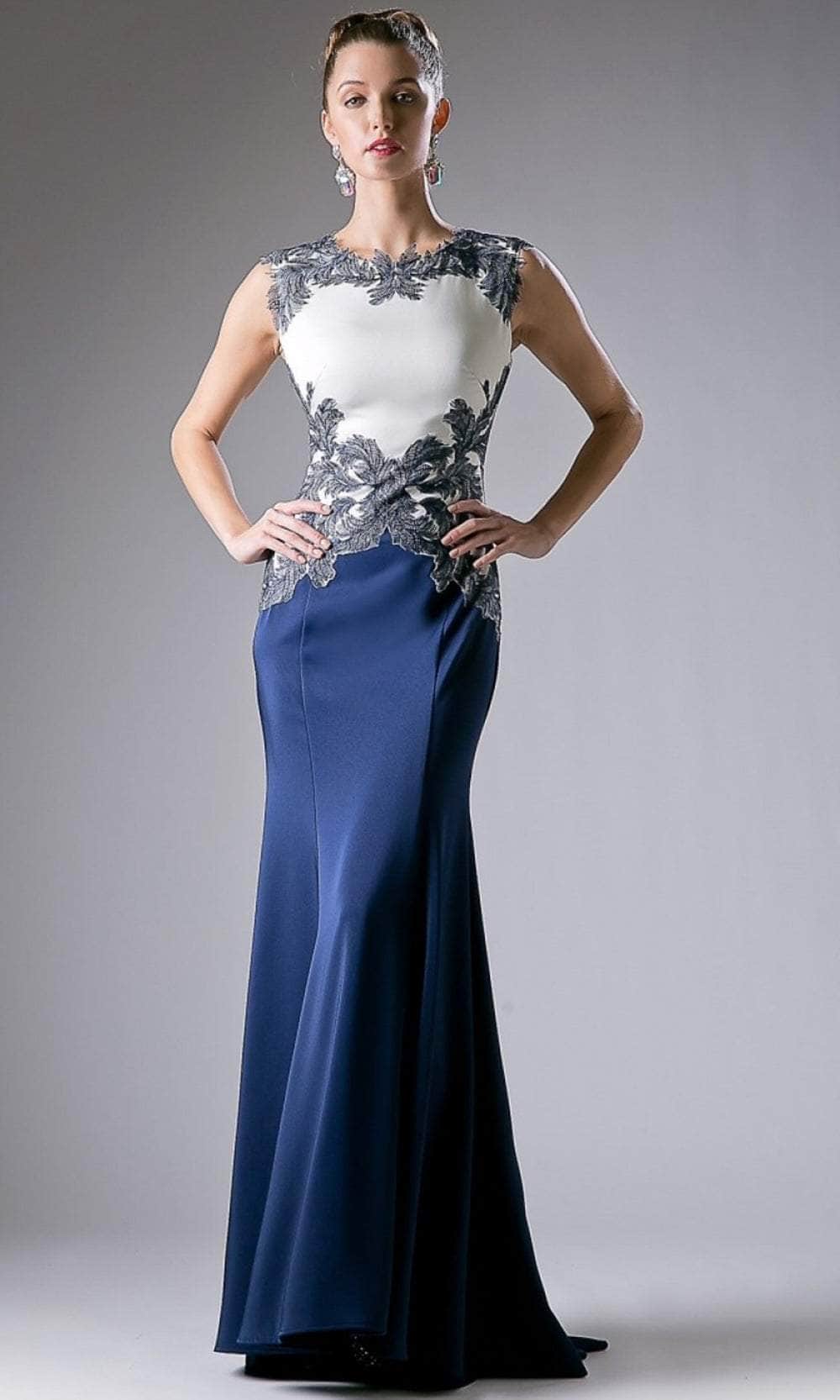 Ladivine CF121 Evening Dresses S / Navy