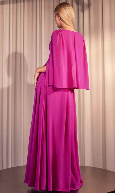 Ladivine CH028 - Ruched Waistband A-Line Prom Dress Prom Dresses