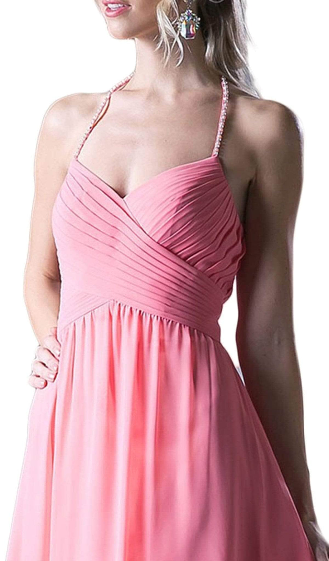 Ladivine CH528 Evening Dresses XS / Coral