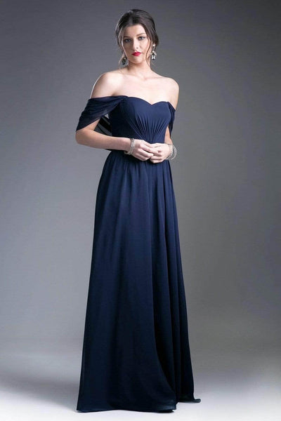 Ladivine CH532 Bridesmaid Dresses XS / Navy