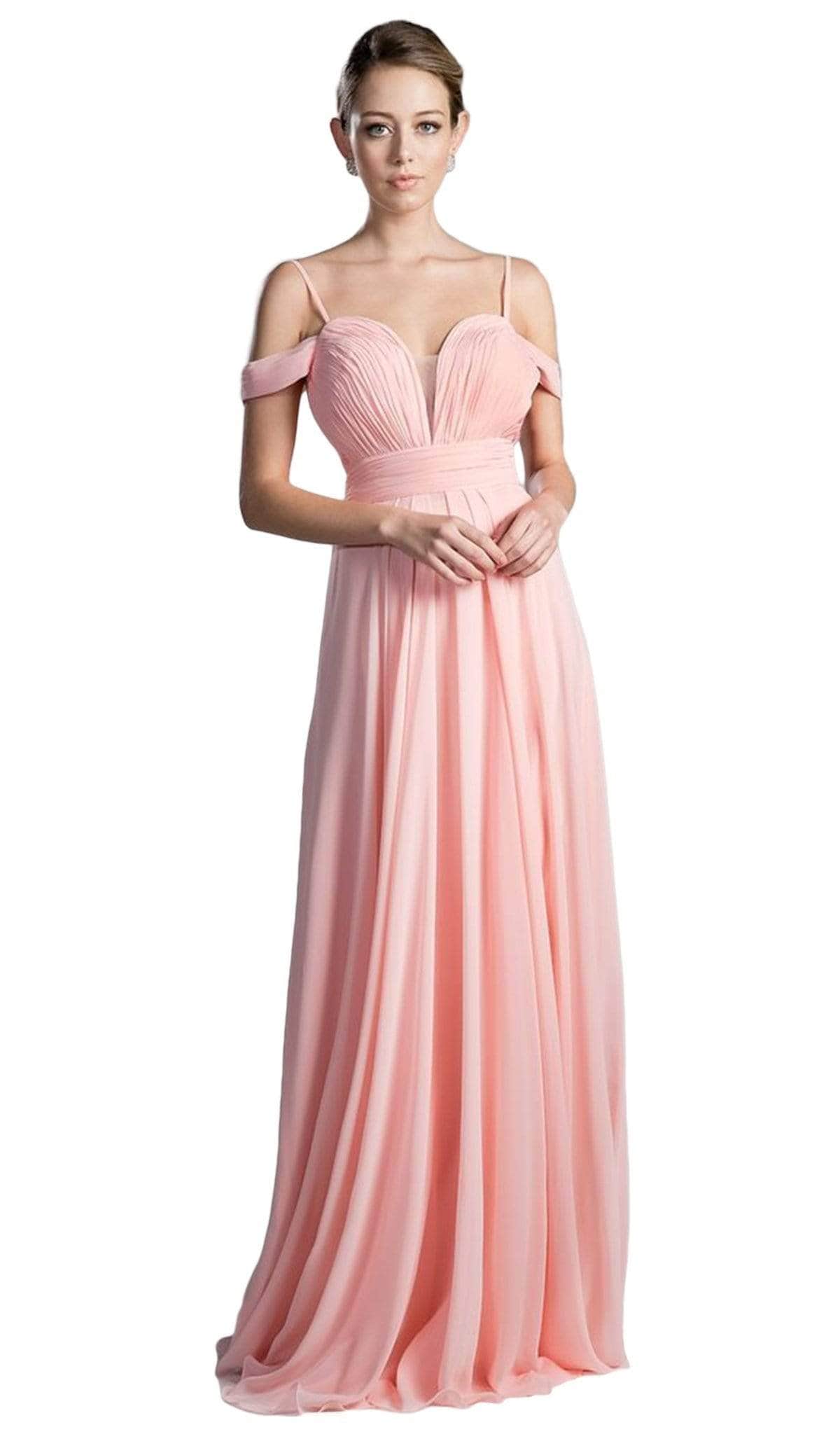 Ladivine CJ241 Prom Dresses 2 / Peach