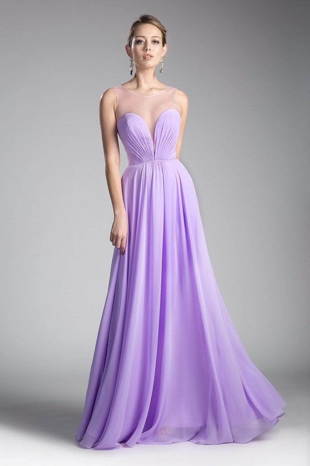 Ladivine CJ251 Evening Dresses 2 / Lilac