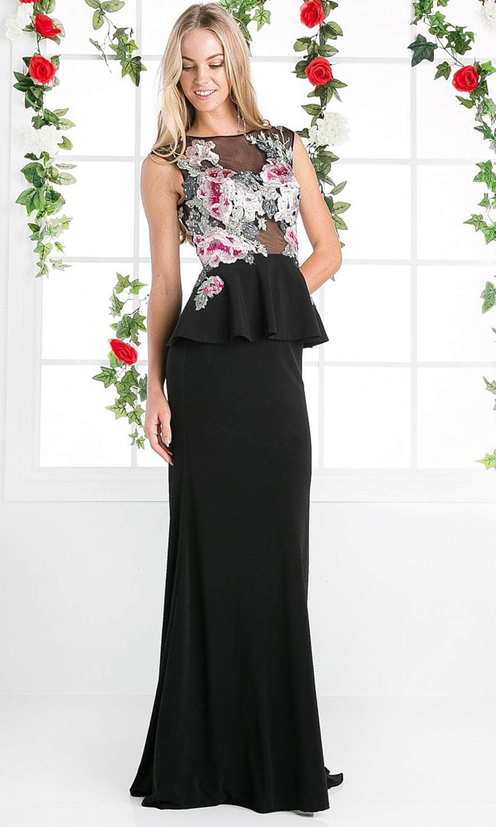 Ladivine CK80 Evening Dresses 6 / Black