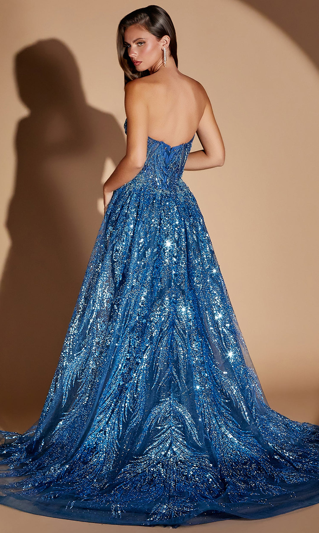 Ladivine CM393 Detachable Overskirt Sweetheart Dress