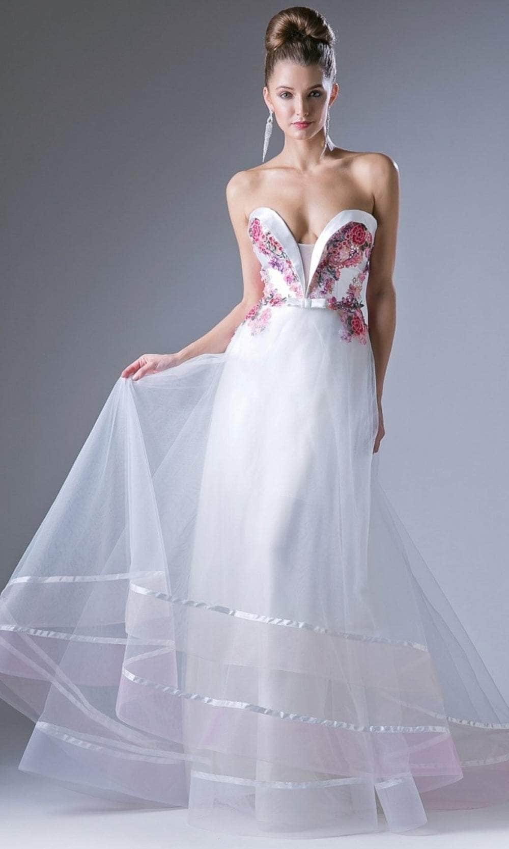 Ladivine G1024 Evening Dresses 4 / Ivory