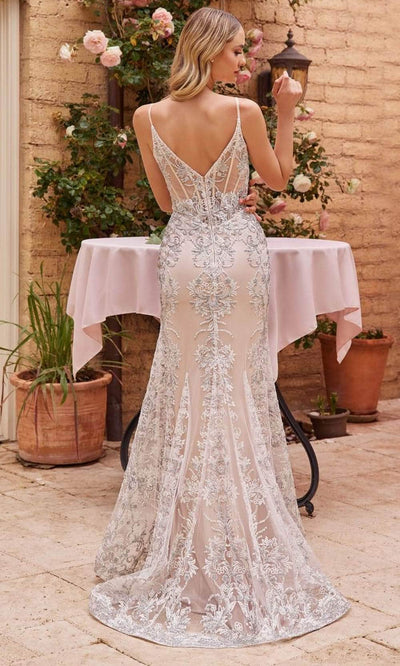 Cinderella Divine J859W - Sleeveless Embroidered Bridal Gown Bridal Dresses