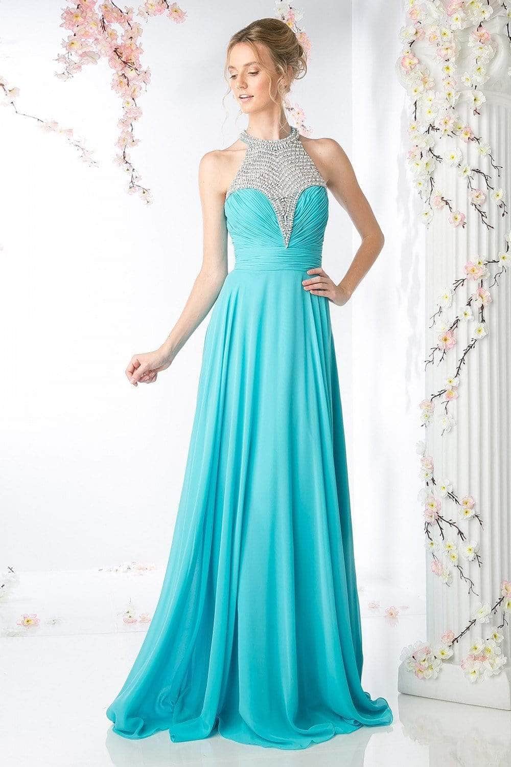 Ladivine JC4100 Special Occasion Dress 2 / Mint