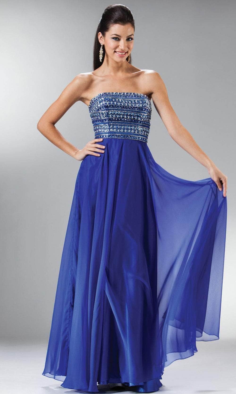 Ladivine JC911 Evening Dresses 4 / Royal