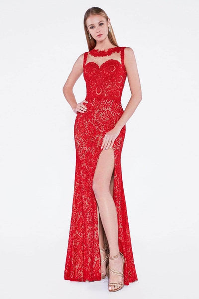 Ladivine KD016 Special Occasion Dress 2 / Red