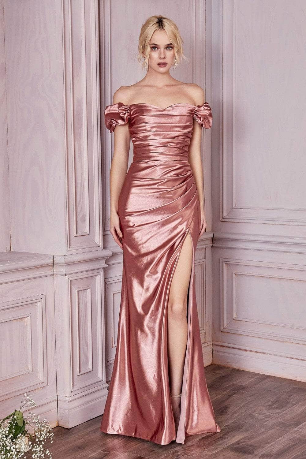 Ladivine KV1056C Prom Dresses 18 / Rose Gold