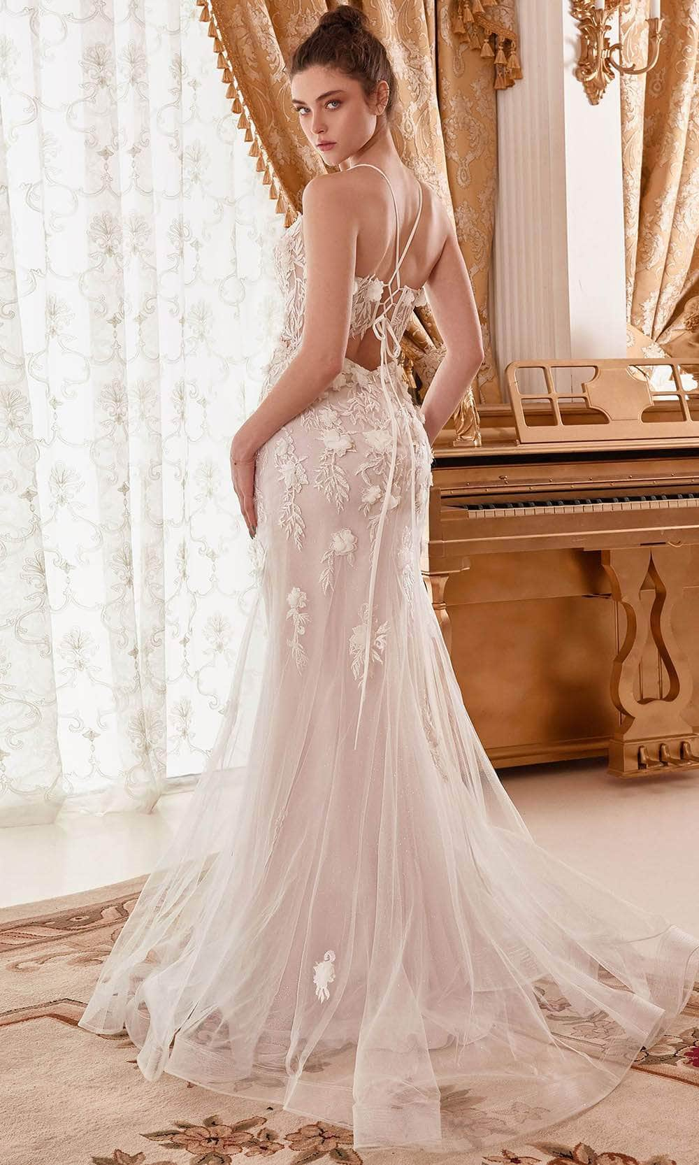 Cinderella Divine WN310 - Sleeveless Straight-Across Bridal Gown Bridal Dresses