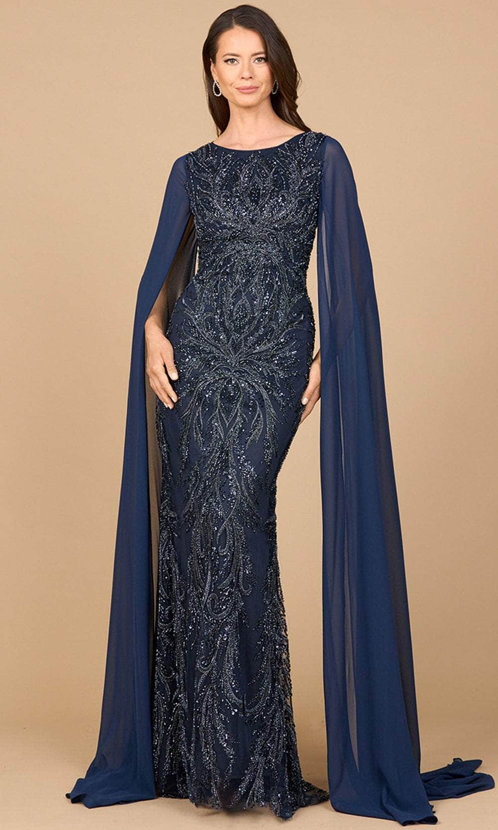 Lara Dresses 28940 - Intricate Beaded Jewel Neck Gown Mother of the Bride Dresses