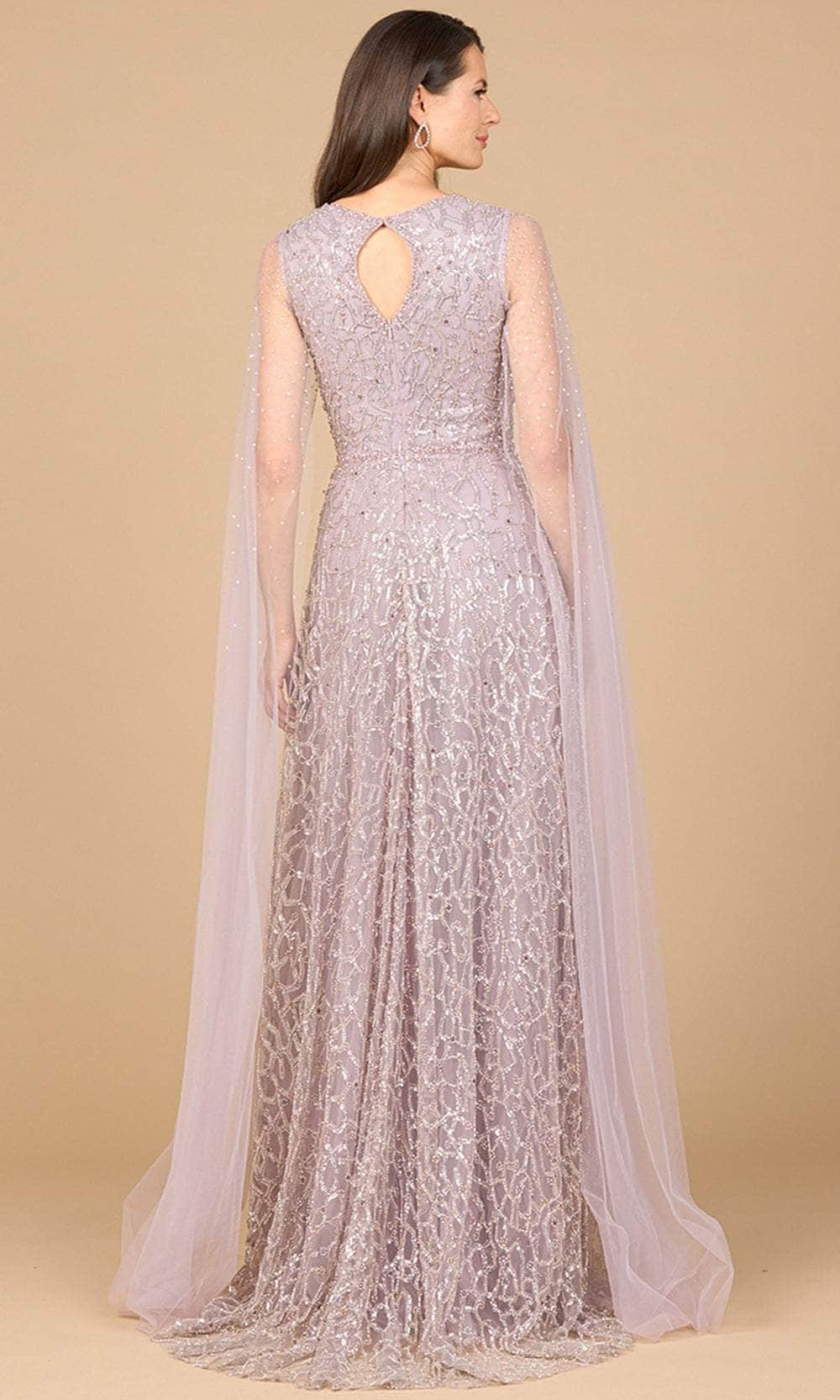 Lara Dresses 28944 - Beaded Gown with Flowing Cape Sleeves Mother of the Bride Dresses