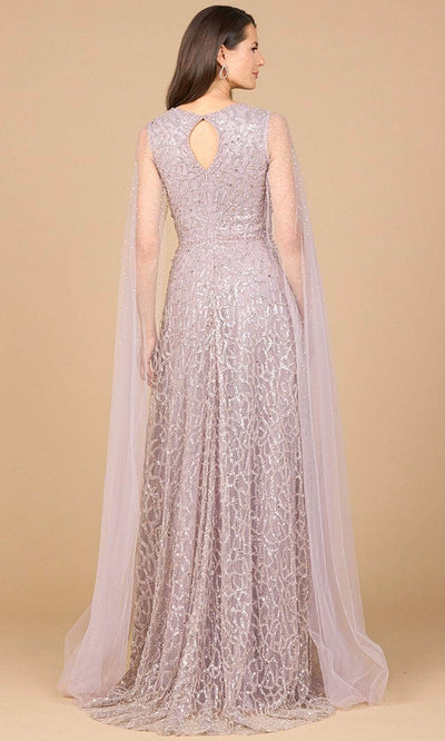 Lara Dresses 28944 - Beaded Gown with Flowing Cape Sleeves Mother of the Bride Dresses