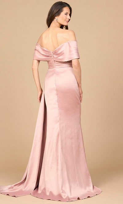 Lara Dresses 28945 - Elegant Draped Sleeve Satin Gown Mother of the Bride Dresses