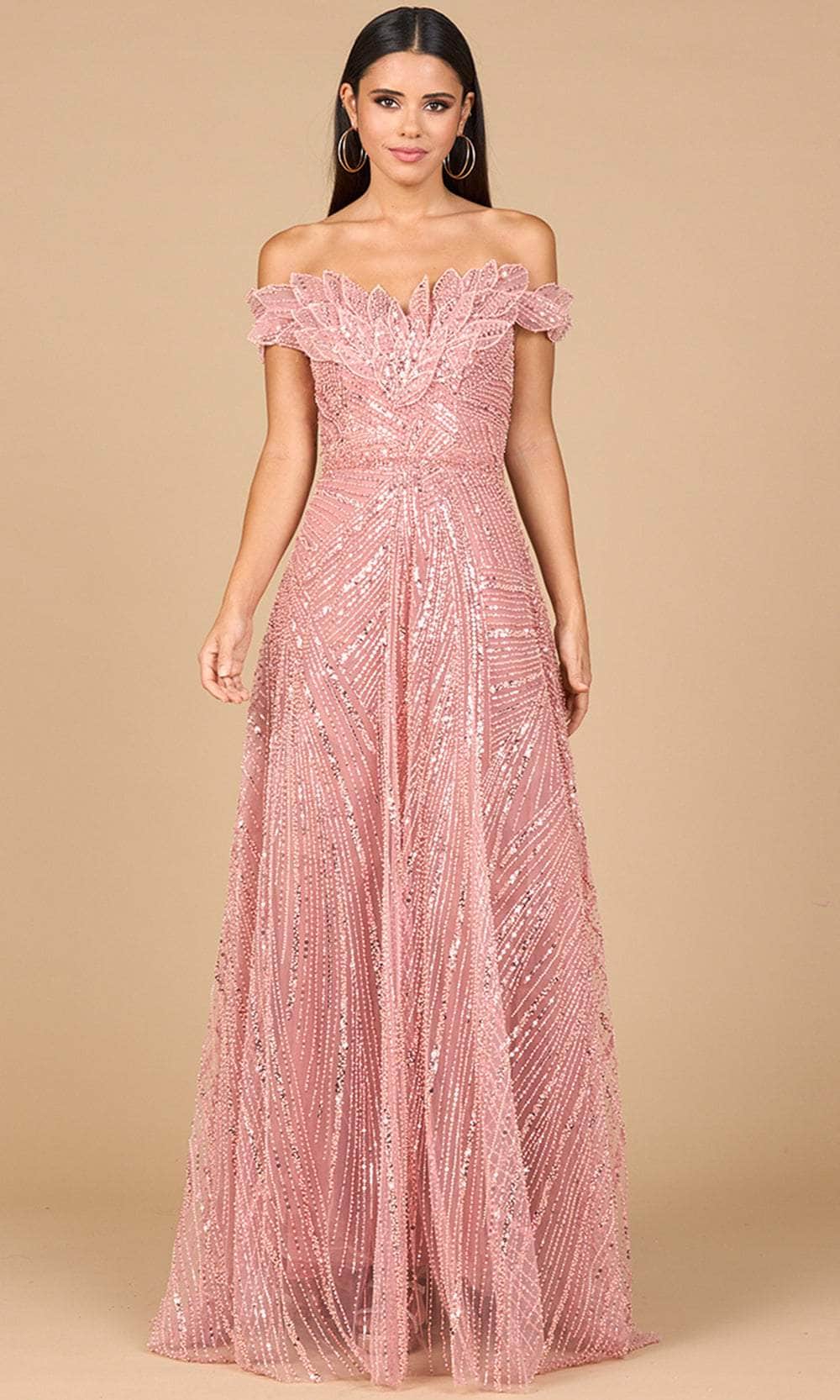 Lara Dresses 28962 - Romantic A-Line Gown with Beading Ball Gowns