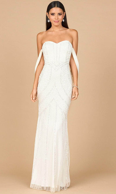 Lara Dresses 51198 - Sweetheart Draped Sleeve Gown Wedding Dresses