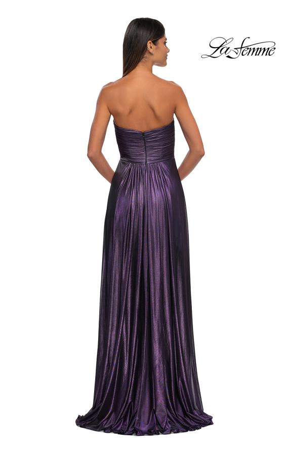 La Femme 33047 - Strapless A-Line Prom Gown