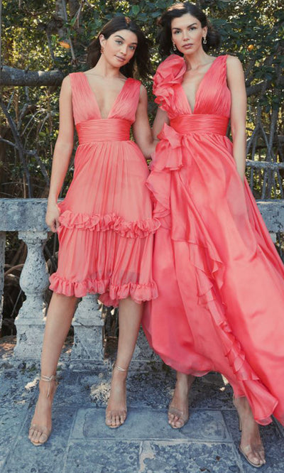 Ieena Duggal 49635 - Sleeveless Ruched Dress Special Occasion Dresses