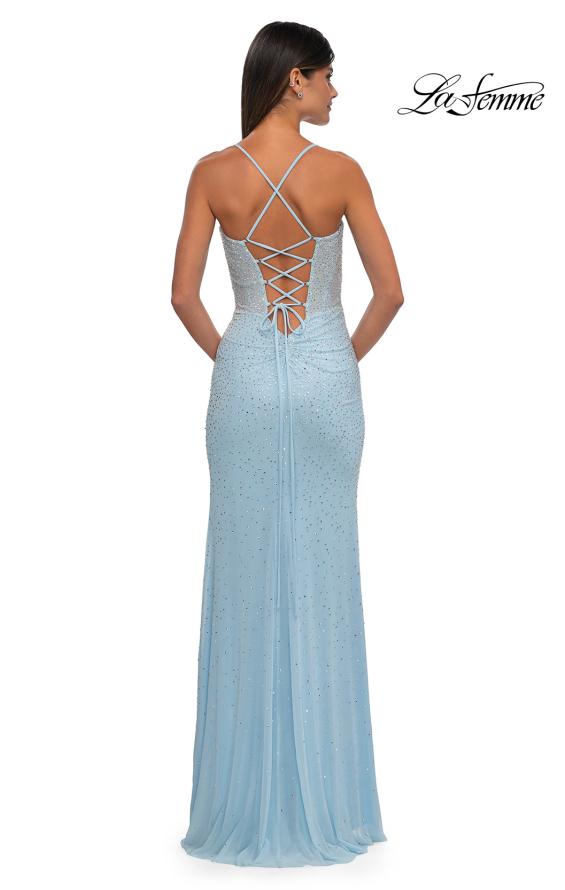 La Femme 32547 - Sweetheart Sheer Corset Prom Gown