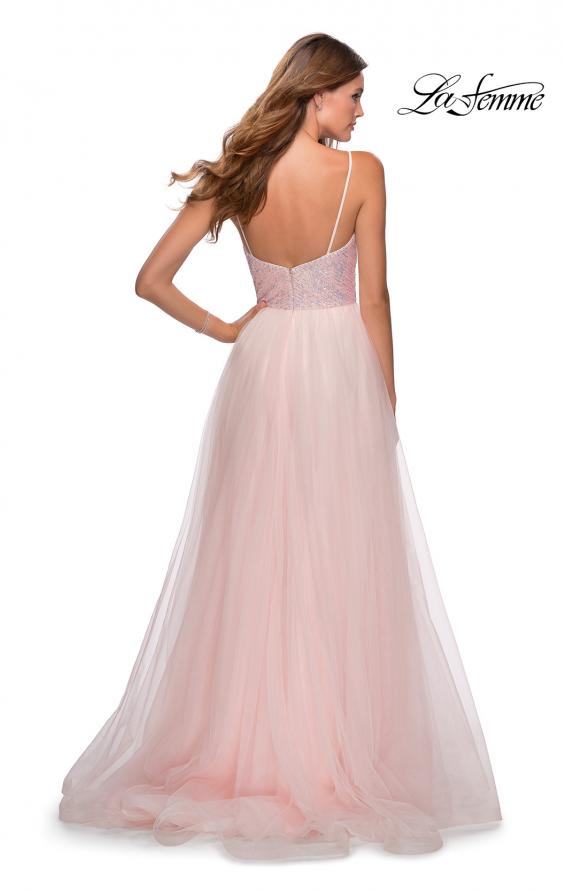 La Femme 28464 - Sequin Tulle Prom Dress