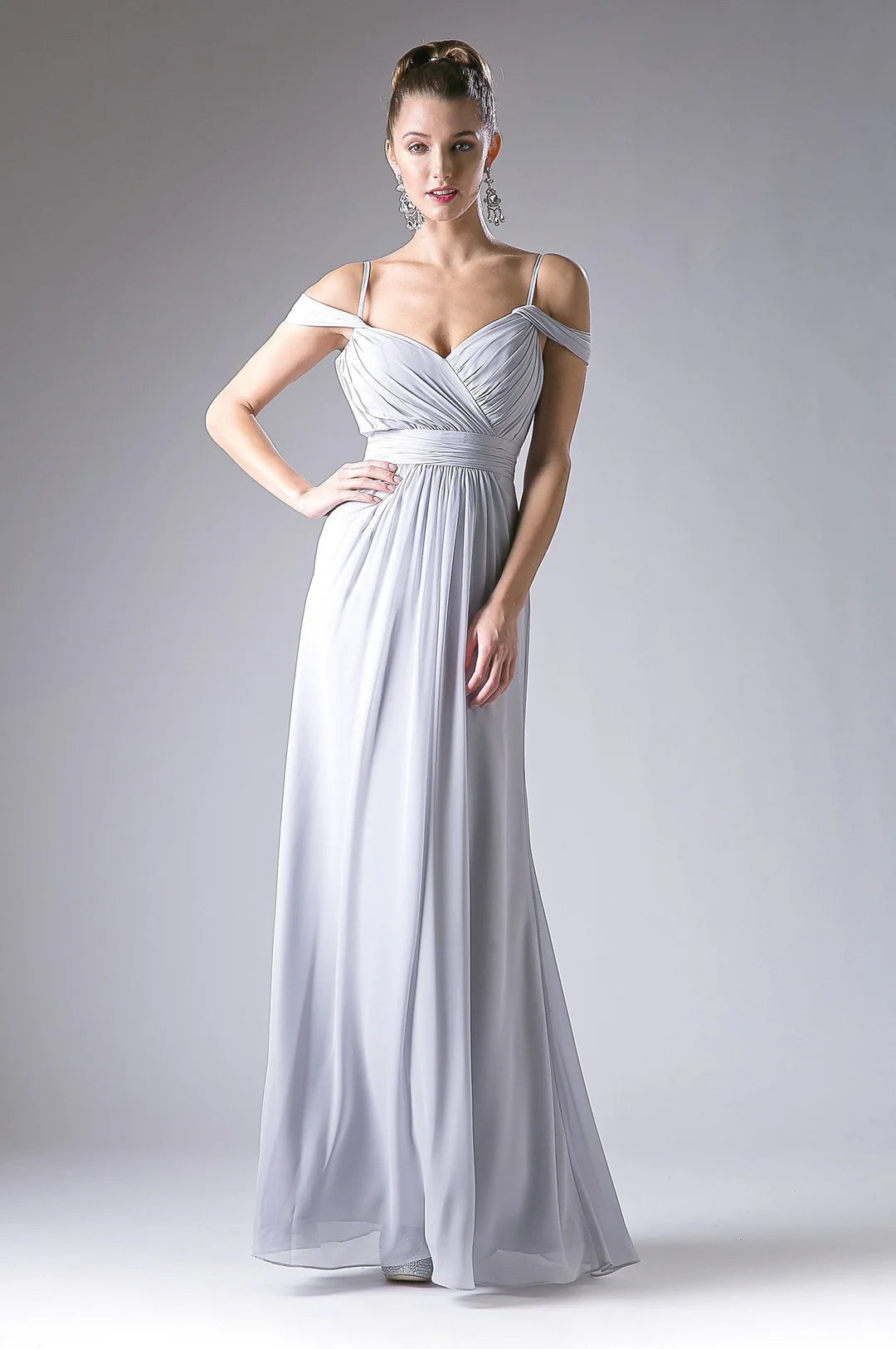 Ladivine CH527 - Chiffon Sheath Formal Dress