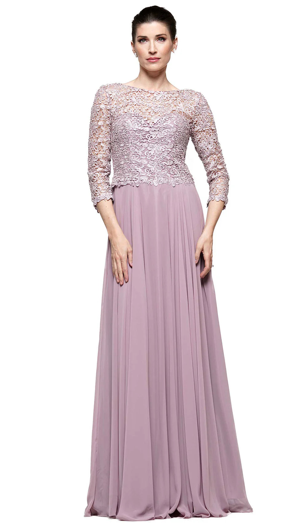 Marsoni by Colors - Embroidered Quarter Length Sleeves Dress M223