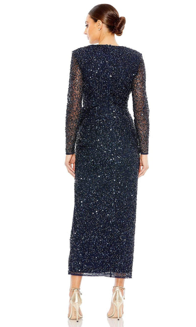 Mac Duggal 10558 - Beaded Faux Wrap Formal Dress Special Occasion Dress