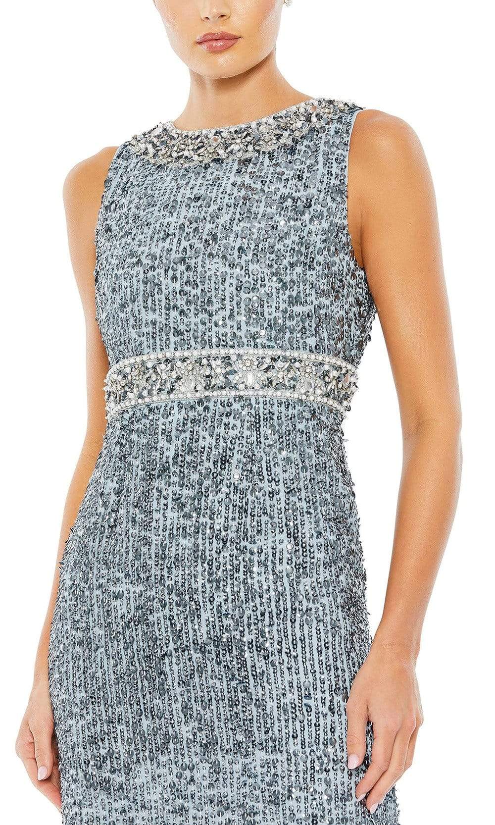 Mac Duggal - 10839 Crystal Ornate Sheath Gown Special Occasion Dress