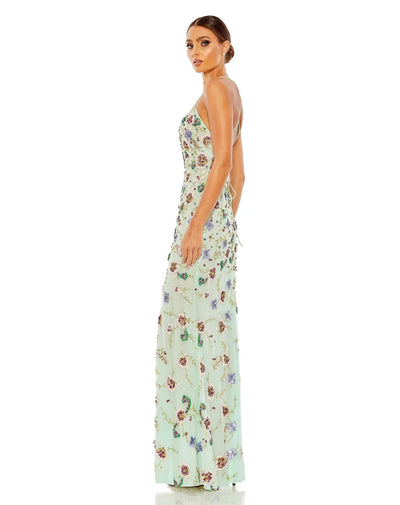 Mac Duggal 10890 - Floral Sheath Prom Dress Evening Dresses