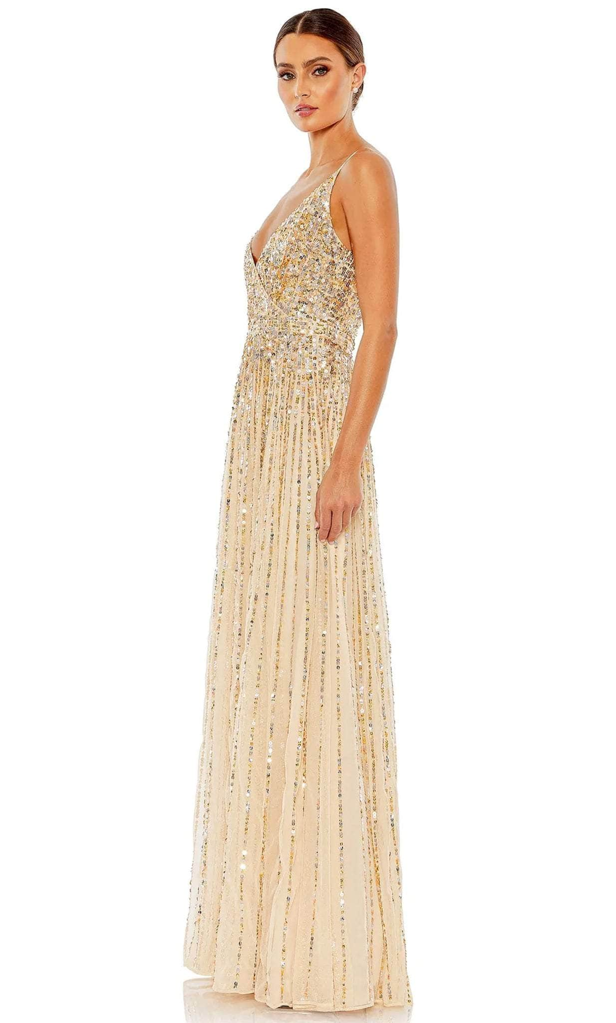 Mac Duggal 10928 - V-Neck Gown