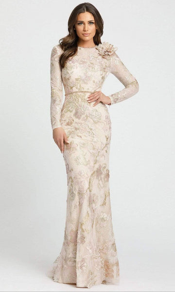 mac duggal white mermaid dress Mac Duggal 11174 - Long Mermaid Dress