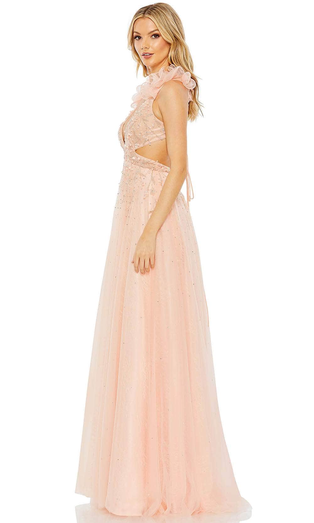 Mac Duggal 11269 - Ruffled Sleeveless V-neck Evening Dress Special Occasion Dress